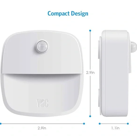 Cordless Stick-On indoor sensor LED Night Light (Warm White 2 pack) - Picture 9 of 9